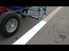 어떻게 길에서 수력 시스템 워크가 마킹 머신을 정렬시킵니까?