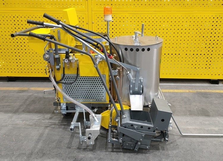 Hand Push Thermoplastic Road Marking Machine with High Speed
